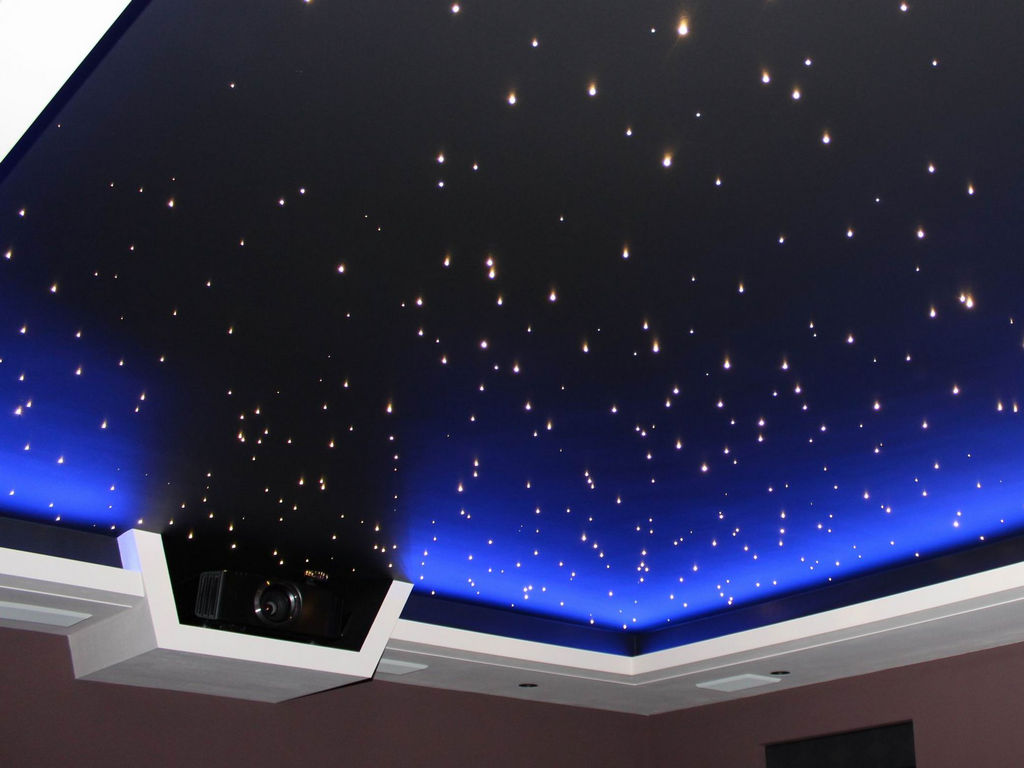 Натяжные потолки звездное небо от производителя Ремонтофф. Ремонт и отделка квартир под ключ.